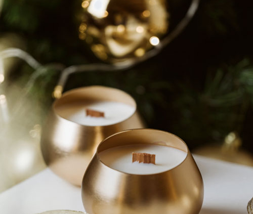 Candele con messaggio nascosto Como