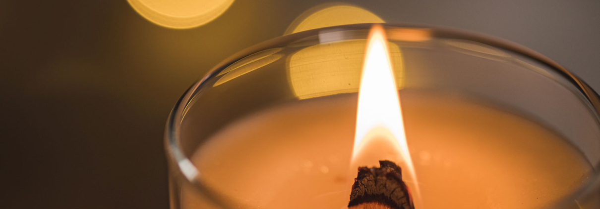 Candele con messaggio segreto Como