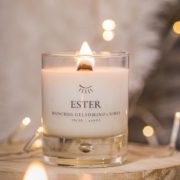 Candele profumate con messaggio Como